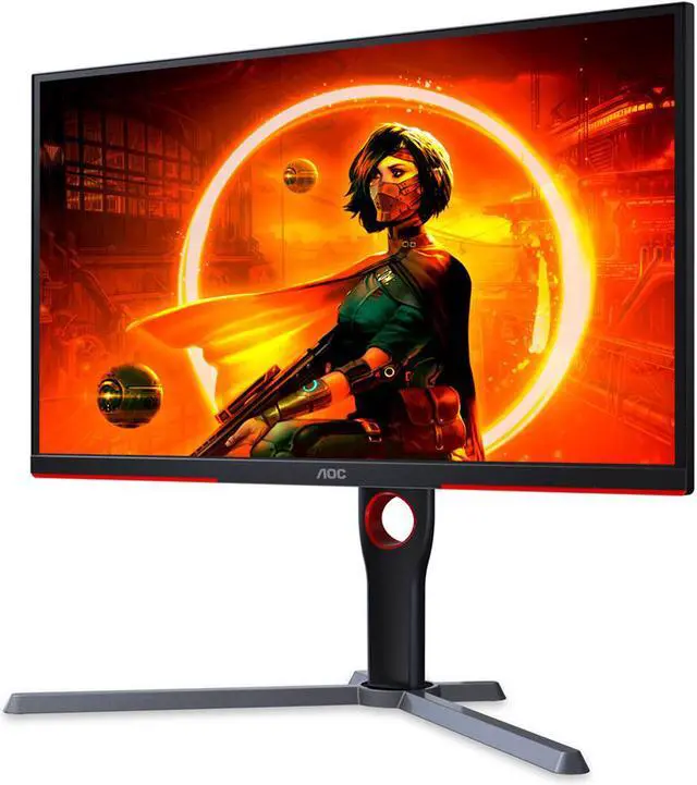 Alt view image 3 of 6 - AOC U27G3X 27" Frameless Gaming Monitor, 4K UHD 3840x2160, 160Hz 1ms, Height Adjustable Stand, Xbox PS5 Switch, 3-Year Zero-Bright-dot, Black