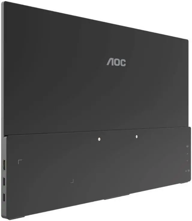 Alt view image 9 of 11 - AOC 16T15 Black 16" (15.6" Viewable) Portable Monitor 220 cd/m2 800:1 Built-in Speakers