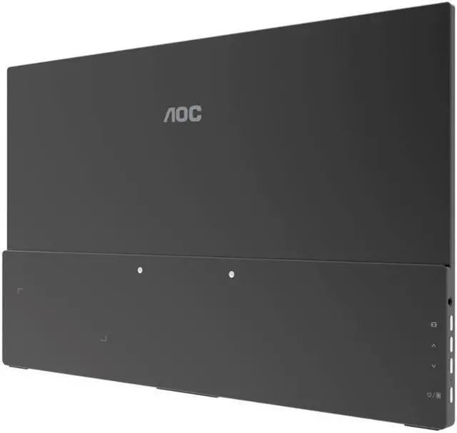 Alt view image 10 of 11 - AOC 16T15 Black 16" (15.6" Viewable) Portable Monitor 220 cd/m2 800:1 Built-in Speakers