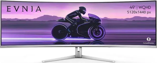 Main image of PHILIPS Evnia 8000 49" (48.9" Viewable) 240 Hz QD-OLED Dual QHD Curved Gaming Monitor FreeSync Premium Pro & G-Sync Compatible 5120 x 1440 49M2C8900/27