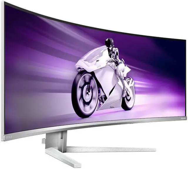 Alt view image 2 of 8 - PHILIPS Evnia 8000 49" (48.9" Viewable) 240 Hz QD-OLED Dual QHD Curved Gaming Monitor FreeSync Premium Pro & G-Sync Compatible 5120 x 1440 49M2C8900/27