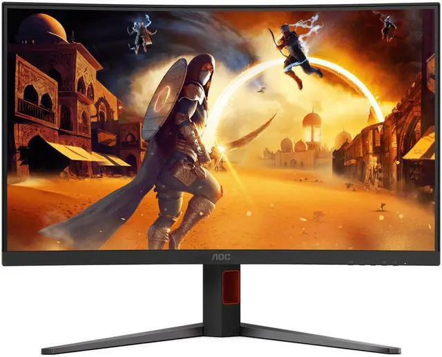 Main image of AOC 32" (31.5" Viewable) 180Hz VA Gaming Monitor FreeSync Premium (AMD Adaptive Sync) CQ32G4