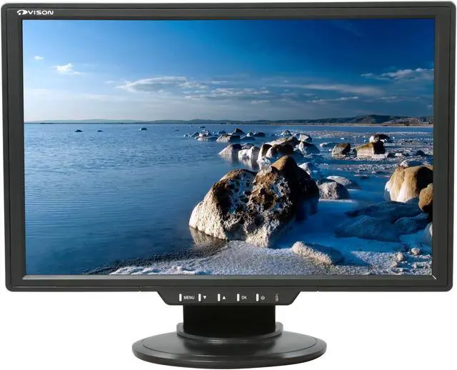 Alt view image 2 of 8 - VISON 21.6" Active Matrix, TFT LCD WSXGA+ LCD Monitor 5 ms D-Sub, DVI V221WD