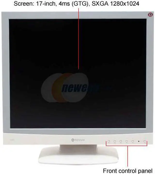 Alt view image 3 of 8 - AG Neovo 17" TFT LCD SXGA LCD Monitor 4ms (GTG) D-Sub F-417