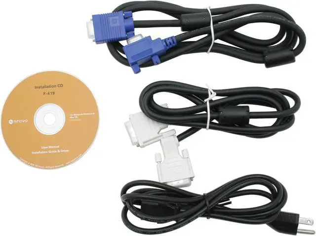 Alt view image 7 of 7 - AG Neovo 19" TFT LCD SXGA LCD Monitor 3ms (GTG) D-Sub, DVI-D F-419