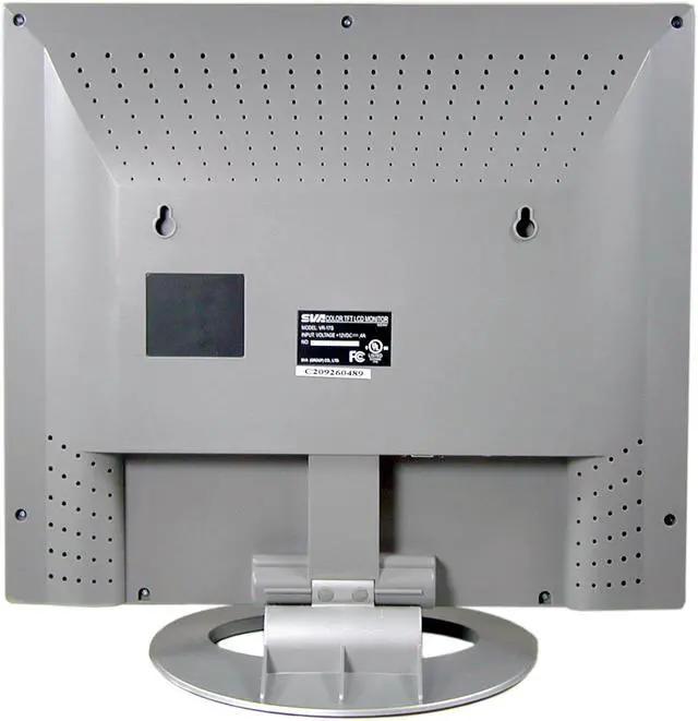 Alt view image 5 of 6 - SVA 17" Active Matrix, TFT LCD SXGA LCD Monitor 25 ms VR-17S