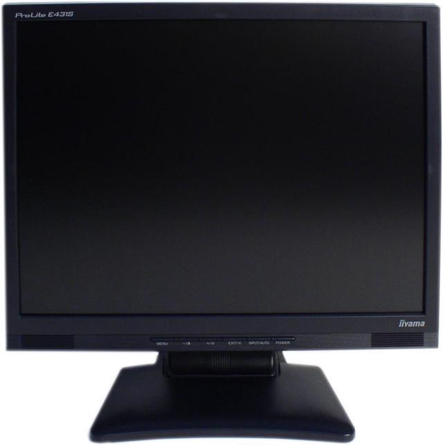 Alt view image 2 of 6 - iiyama 17" a-Si TFT Active Matrix SXGA LCD Monitor 16 ms D-Sub, DVI-D ProLite E431S-B