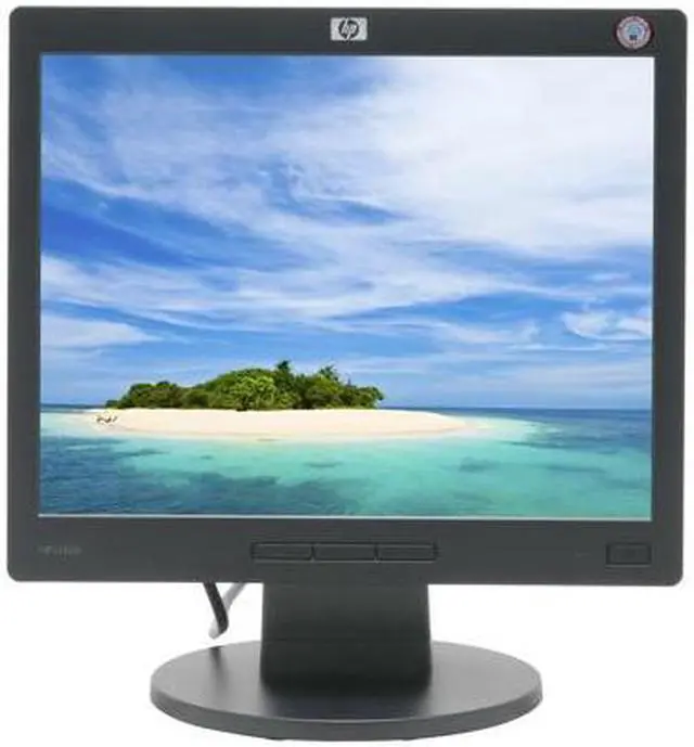 Alt view image 2 of 9 - HP 15" Active Matrix, TFT LCD XGA LCD Monitor 8 ms D-Sub L1506