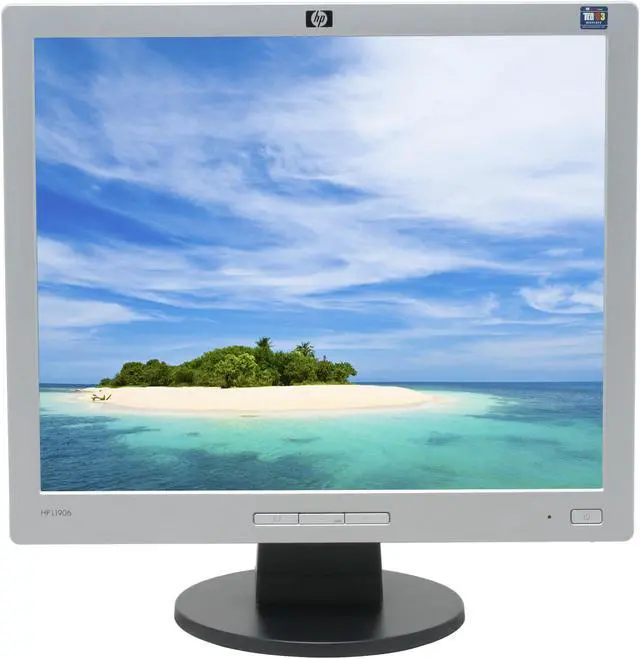 Alt view image 2 of 9 - HP 19" Active Matrix, TFT LCD SXGA LCD Monitor 5 ms D-Sub L1906