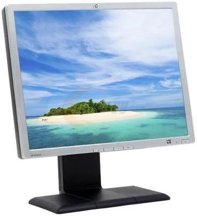 Alt view image 2 of 6 - HP 20" IPS UXGA LCD Monitor with Height & Pivot Adjustments 8 ms DVI, USB LP2065
