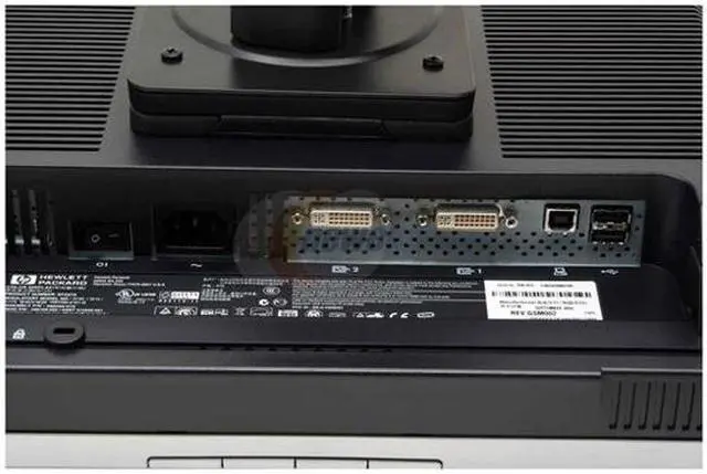 Alt view image 5 of 6 - HP 20" IPS UXGA LCD Monitor with Height & Pivot Adjustments 8 ms DVI, USB LP2065