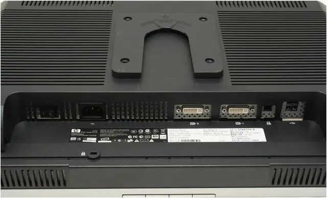 Alt view image 6 of 9 - HP 24" Active Matrix, TFT LCD WUXGA LCD Monitor with Height & Pivot Adjustments 6 ms (GTG) DVI LP2465