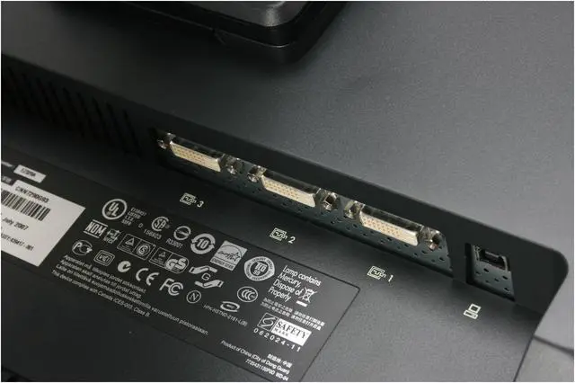 Alt view image 12 of 14 - HP LP3065 Black-Silver 30" 12ms DVI Widescreen LCD Monitor w/ USB2.0 & Height Adjustment 300 cd/m2 1000:1
