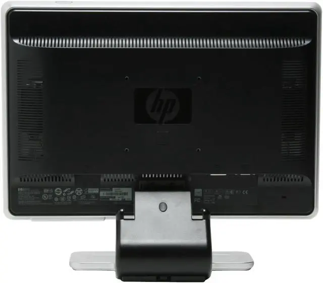 Alt view image 6 of 13 - HP w1907 Black-Silver 19" 5ms Widescreen LCD Monitor 300 cd/m2 1000:1 Built in Speakers w/ HDCP Support