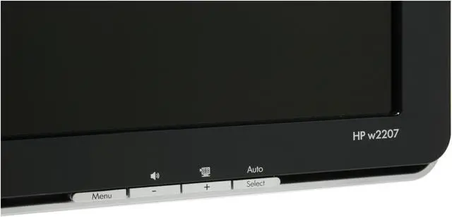 Alt view image 4 of 14 - HP 22" Active Matrix, TFT LCD WSXGA+ LCD Monitor 5 ms D-Sub, DVI-D w2207