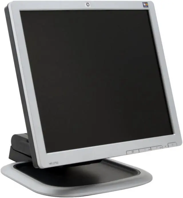 Alt view image 10 of 18 - HP L1750 Carbonite/Silver 17" 5ms LCD Monitor 300 cd/m2 800:1 w/ Built in USB Hub