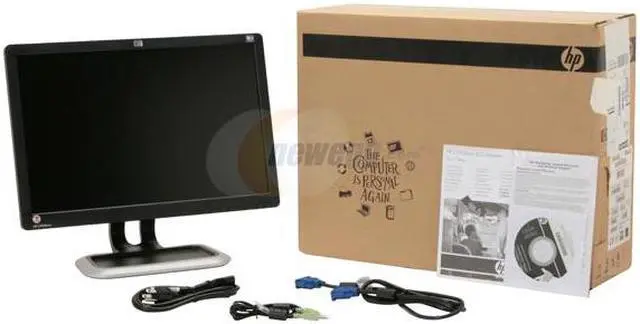 Alt view image 8 of 8 - HP 19" Active Matrix, TFT LCD WXGA+ LCD Monitor 5 ms D-Sub, DVI-D L1908wm