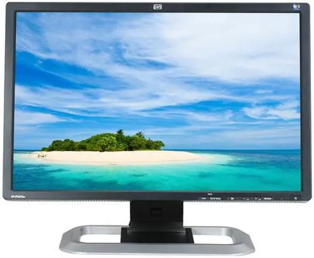 Alt view image 7 of 10 - HP LP2475w Black 24" 6 ms Height,Swivel,Pivot & Tilt Adjustable Widescreen LCD Monitor 400 cd/m2 1000:1