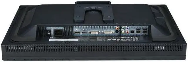 Alt view image 10 of 10 - HP LP2475w Black 24" 6 ms Height,Swivel,Pivot & Tilt Adjustable Widescreen LCD Monitor 400 cd/m2 1000:1