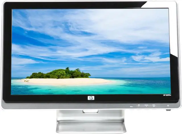 Alt view image 2 of 8 - HP 2009m 20" HP 16:9 Wide HD Ready LCD Flat Panel Monitor w/HDCP Support