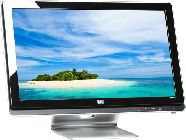 Alt view image 3 of 8 - HP 2009m 20" HP 16:9 Wide HD Ready LCD Flat Panel Monitor w/HDCP Support