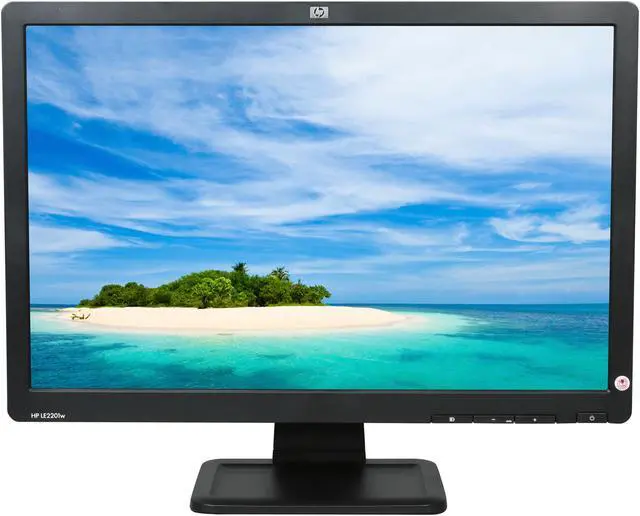 Alt view image 2 of 8 - HP Smartbuy LE2201w Black 22" 5ms Widescreen LCD Monitor 250 cd/m2 1000:1