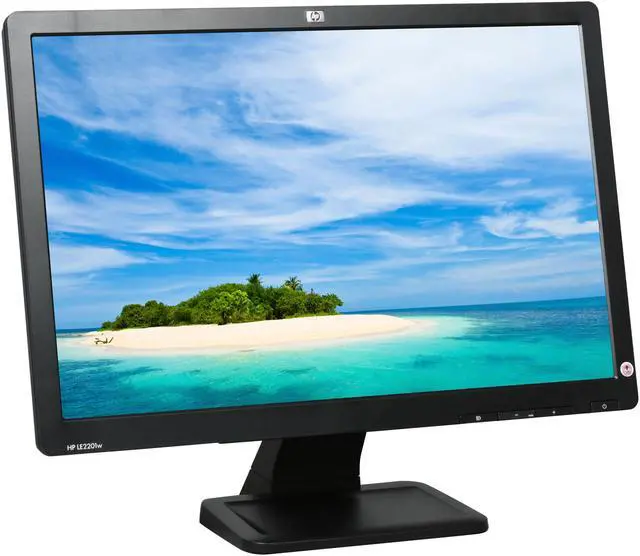 Alt view image 3 of 8 - HP Smartbuy LE2201w Black 22" 5ms Widescreen LCD Monitor 250 cd/m2 1000:1