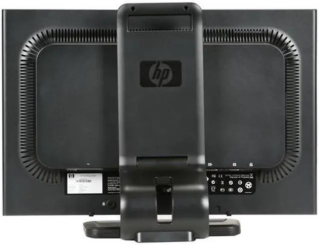 Alt view image 5 of 11 - HP LA2205wg Silver / Black 22" 5ms  Pivot, Swivel & Height Adjustable Widescreen LCD Monitor with USB hub 250 cd/m2 1000:1