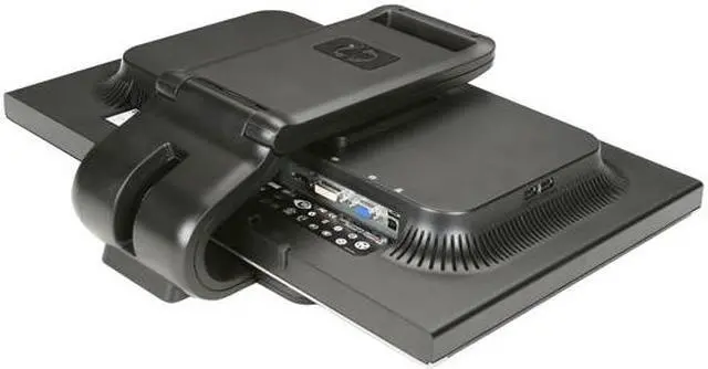 Alt view image 9 of 11 - HP LA2205wg Silver / Black 22" 5ms  Pivot, Swivel & Height Adjustable Widescreen LCD Monitor with USB hub 250 cd/m2 1000:1
