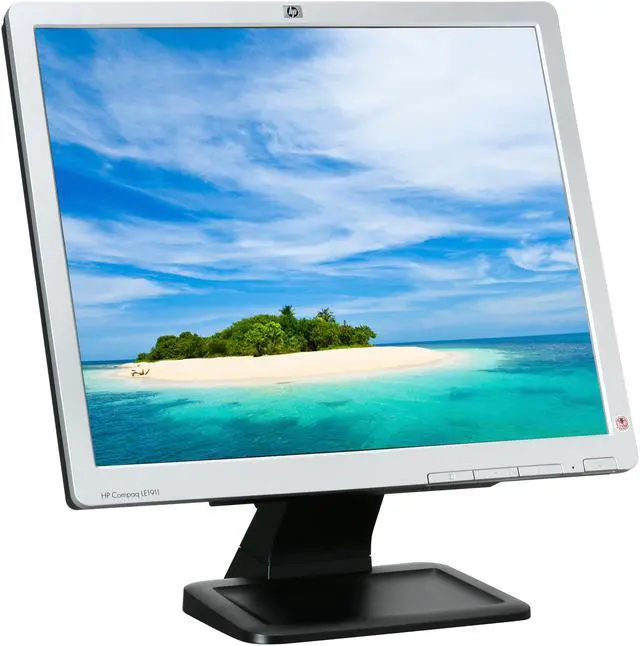 Alt view image 3 of 8 - HP LE1911 Silver 19" 5ms LCD Monitor 250 cd/m2 1000:1