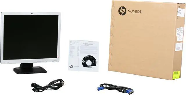Alt view image 8 of 8 - HP LE1911 Silver 19" 5ms LCD Monitor 250 cd/m2 1000:1