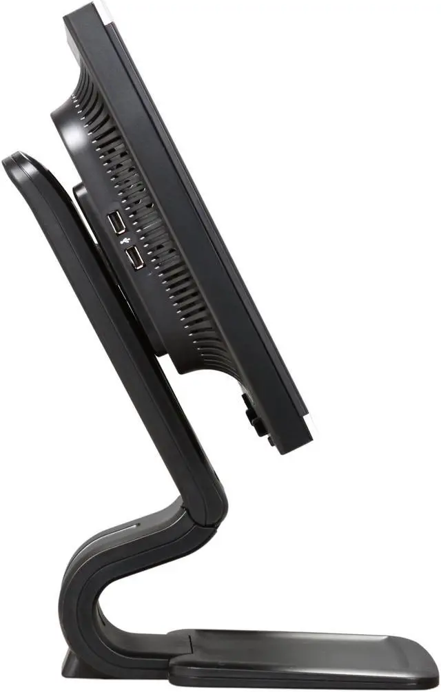 Alt view image 4 of 10 - HP LA1905wg Black / Silver 19" 5ms  Height,Swivel,Pivot & Tilt Adjustable Widescreen LCD Monitor 250 cd/m2 DC 3000:1 (1000:1)