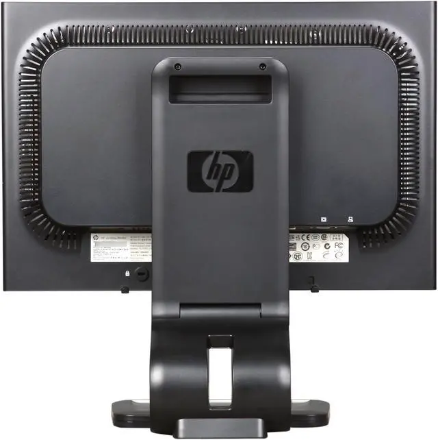 Alt view image 5 of 10 - HP LA1905wg Black / Silver 19" 5ms  Height,Swivel,Pivot & Tilt Adjustable Widescreen LCD Monitor 250 cd/m2 DC 3000:1 (1000:1)