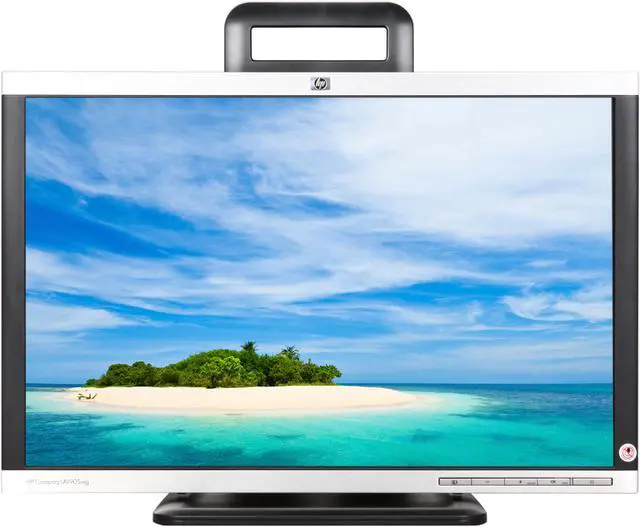 Alt view image 7 of 10 - HP LA1905wg Black / Silver 19" 5ms  Height,Swivel,Pivot & Tilt Adjustable Widescreen LCD Monitor 250 cd/m2 DC 3000:1 (1000:1)