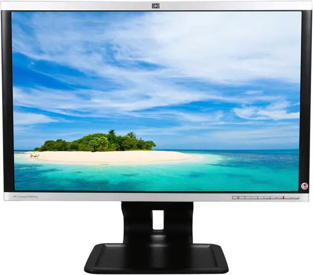 Alt view image 2 of 10 - HP LA2405wg Black / Silver 24" 5ms  Height/Pivot/Swivel adjustable Widescreen LCD Monitor 300 cd/m2 DC 3000:1(1000:1)