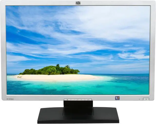 Alt view image 7 of 11 - HP 24" Active Matrix, TFT LCD WUXGA LCD Monitor with Height & Pivot Adjustments 8 ms DVI LP2465