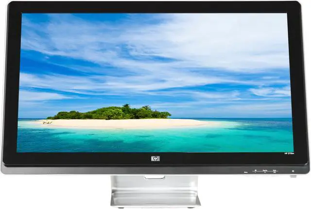 Alt view image 2 of 7 - HP 27" Active Matrix, TFT LCD Full HD LCD Monitor 2.5ms(GTG) D-Sub, DVI, HDMI 2710m
