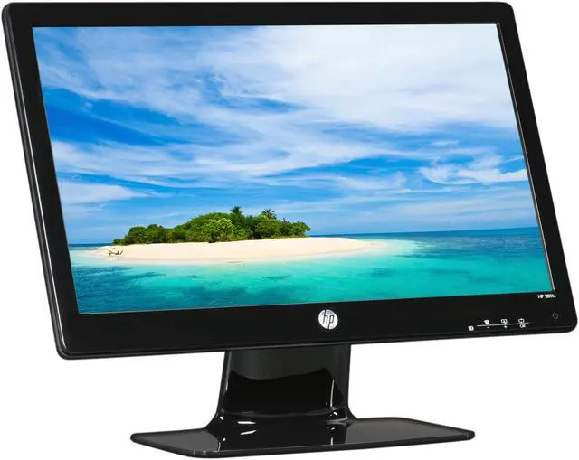 Alt view image 3 of 7 - HP 2011x Black 20" 5ms LED BackLight LCD Monitor Slim Design 250 cd/m2 DC 3,000,000:1 (1,000:1)