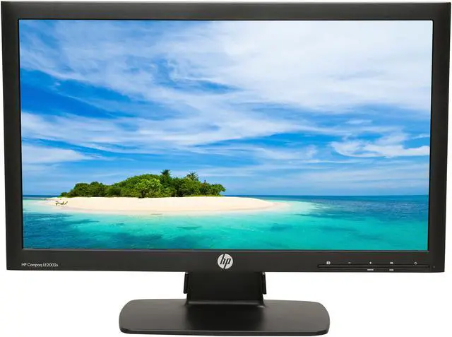 Alt view image 2 of 8 - HP Compaq Smartbuy LE2002x Black 20" 5ms  Widescreen LED-Backlit LCD Monitor 250 cd/m2 1000:1 (static) / 3000000:1 (dynamic)