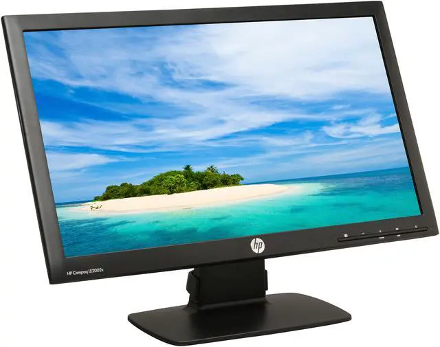 Alt view image 3 of 8 - HP Compaq Smartbuy LE2002x Black 20" 5ms  Widescreen LED-Backlit LCD Monitor 250 cd/m2 1000:1 (static) / 3000000:1 (dynamic)