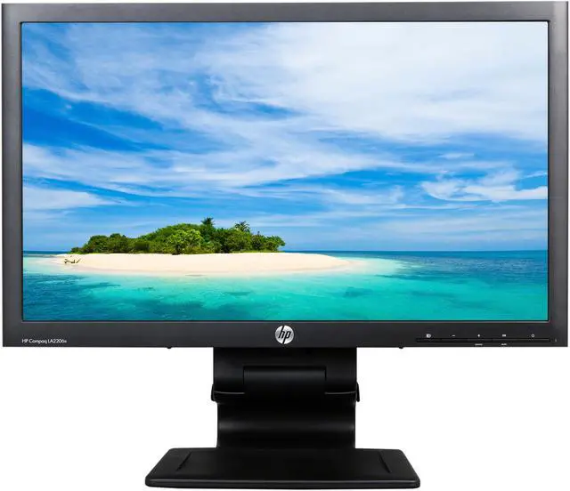 Alt view image 2 of 10 - HP Compaq LA2206x Black 21.5" 5ms  Widescreen LED-Backlit LCD Monitor 250 cd/m2 1000:1 (static) / 1000000:1 (dynamic)