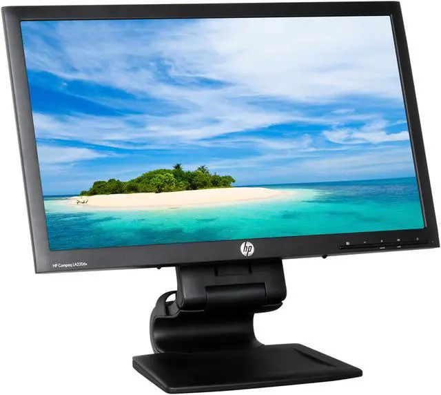 Alt view image 3 of 10 - HP Compaq LA2206x Black 21.5" 5ms  Widescreen LED-Backlit LCD Monitor 250 cd/m2 1000:1 (static) / 1000000:1 (dynamic)