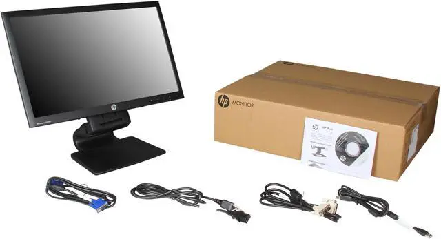 Alt view image 10 of 10 - HP Compaq LA2206x Black 21.5" 5ms  Widescreen LED-Backlit LCD Monitor 250 cd/m2 1000:1 (static) / 1000000:1 (dynamic)