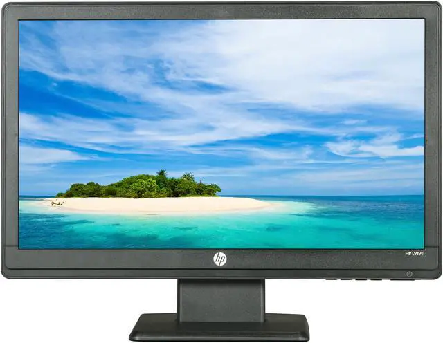 Alt view image 5 of 10 - HP Smart Buy LV1911 Black 18.5" 5ms  Widescreen LED-Backlit LCD Monitor 200 cd/m2 600:1 (static) / 3000000:1 (dynamic)