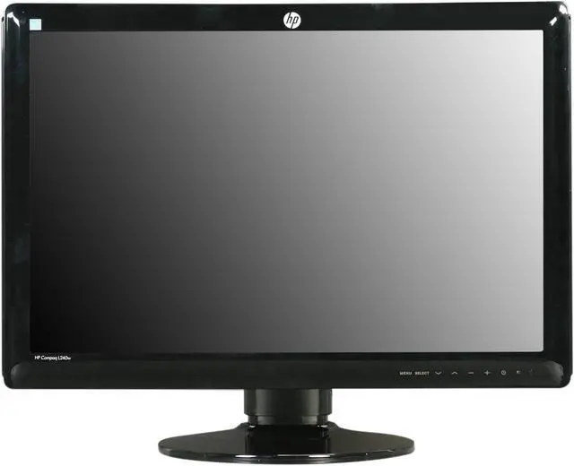 Alt view image 9 of 11 - HP Compaq L240w Black 24" 5ms Height & Pivot Adjustable Widescreen LCD Monitor 300 cd/m2 DC 20000:1 (1000:1)