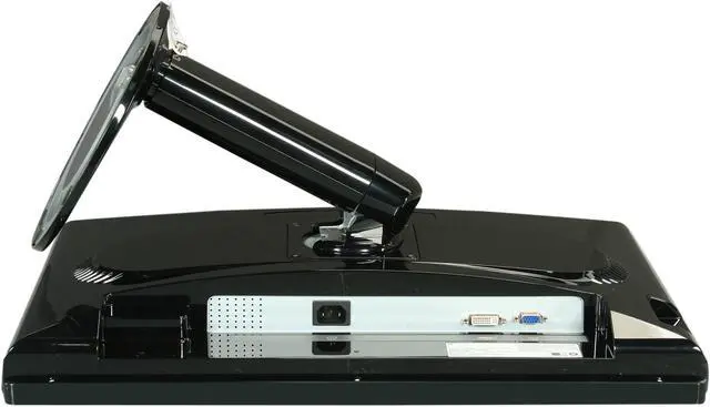 Alt view image 10 of 11 - HP Compaq L240w Black 24" 5ms Height & Pivot Adjustable Widescreen LCD Monitor 300 cd/m2 DC 20000:1 (1000:1)