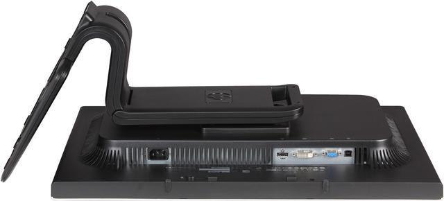 Alt view image 9 of 10 - HP Compaq SmartBuy LA2405x Brushed Aluminum and Black 24" 5ms height, pivot & swivel adjustable Widescreen LED Monitor 250 cd/m2 DC 3,000,000:1 (1000:1)