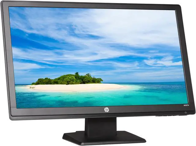 Alt view image 3 of 7 - HP W2371d Black 23" 5ms  Widescreen LED Monitor 250 cd/m2 1000:1