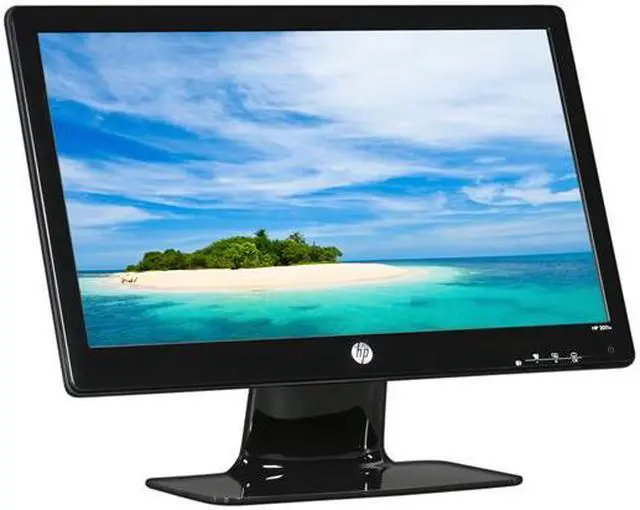 Alt view image 2 of 5 - HP 20" TN LCD Monitor 5 ms D-Sub, DVI-D 2011x (XP597AA#ABA)