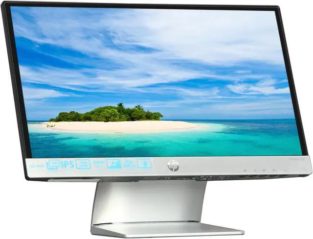 Alt view image 3 of 7 - HP 20" 60 Hz IPS LCD Monitor, IPS Panel 7 ms D-Sub, DVI Pavilion 20xi